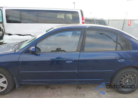 2003 Honda Civic Ex из США, поврежденный, VIN 2HGES26773H621754